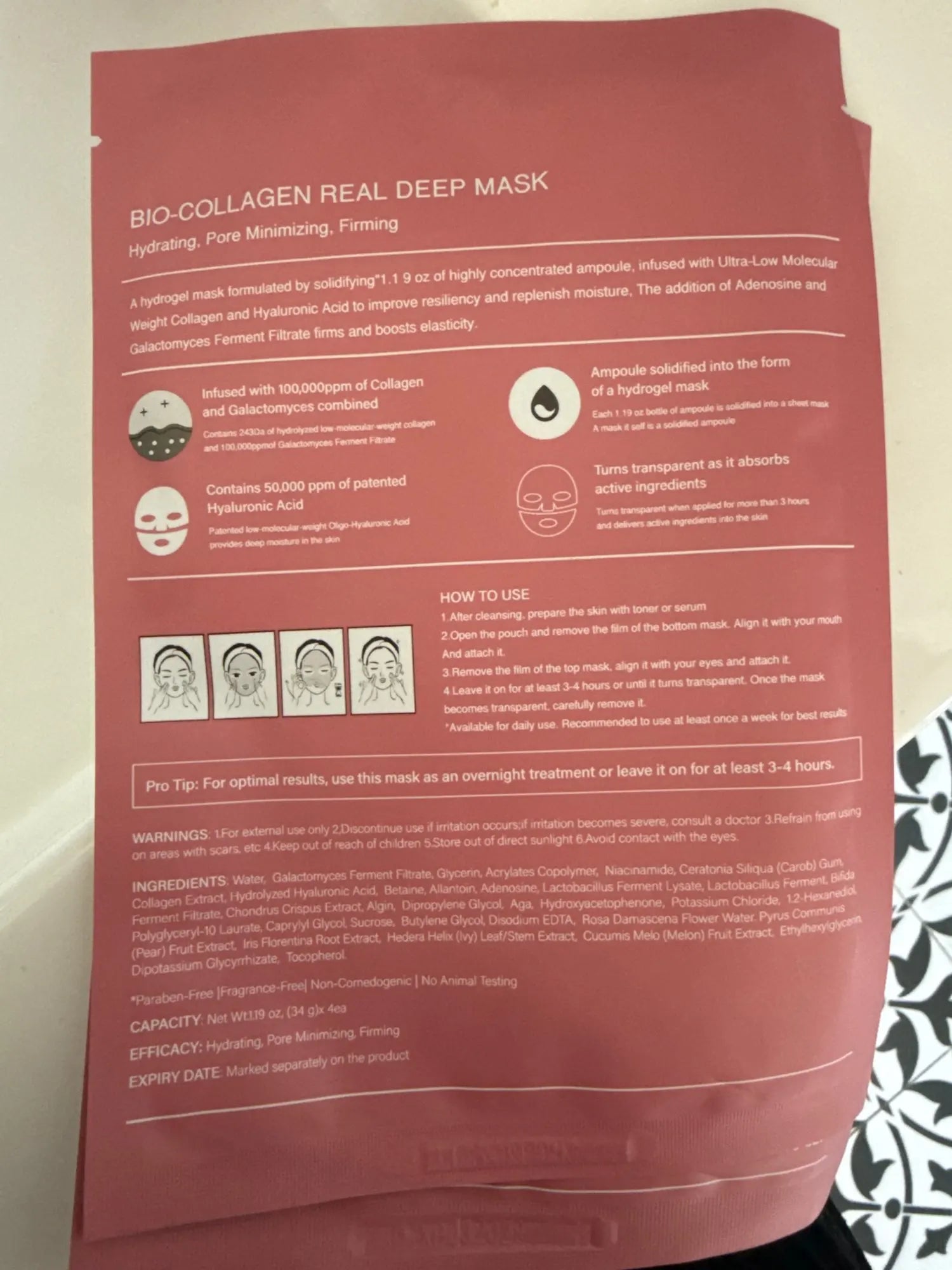 HydraCollagen Deep Repair Face Mask